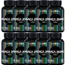 Kit 10X Maca Pure - 60 C�psulas - Black Skull