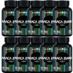 Kit 10X Maca Pure - 60 C�psulas - Black Skull