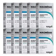 Kit 10X Magn�sio 5 Dose M�xima - 60 C�psulas - Katigu�