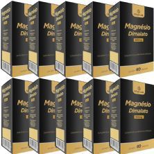 Kit 10X Magn�sio Dimalato - 60 C�psulas - Gold Lab