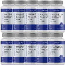 Kit 10X Magn�sio Dimalato Max - 60 C�psulas - Lauton Nutrition