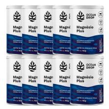 Kit 10X Magn�sio Plus - 180 C�psulas - Ocean Drop