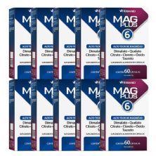 Kit 10X MagPlus 6 - 60 C�psulas - Herbamed