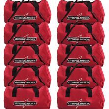 Kit 10X Mala Nylon #Integralteam - Vermelha  - IntegralM�dica