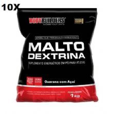Kit 10X Maltodextrina - 1000g Guarana c/ A�a� - BodyBuilders
