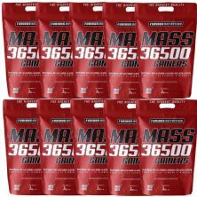Kit 10X Mass 36500 Gainers - 3000g Chocolate - Furious Nutrition