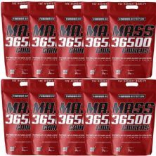 Kit 10X Mass 36500 Gainers - 3000g Morango - Furious Nutrition