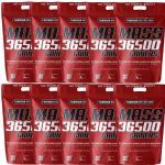 Kit 10X Mass 36500 Gainers - 3000g Morango - Furious Nutrition