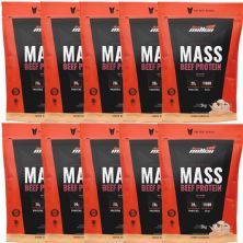 Kit 10X Mass Beef Protein - 3000g Refil Baunilha - New Millen