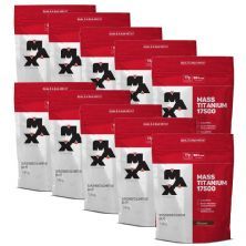 Kit 10X Mass Titanium 17500 - 1400g Refil Chocolate - Max Titanium