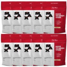 Kit 10X Mass Titanium 17500 - 3000g Refil Baunilha - Max Titanium