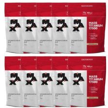 Kit 10X Mass Titanium 17500 - 3000g Refil Leite Condensado - Max Titanium