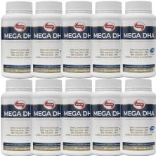 Kit 10X Mega Dha - 120 C�psulas - Vitafor