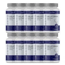 Kit 10X Melatonina Premium 210mcg - 120 Comprimidos - Lauton Nutrition