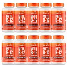 Kit 10X Metil B12 Vegan Vitamin - 60 C�psulas - Bigens