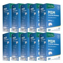 Kit 10X MSM - Metil Sulfonil Metano - 60 C�psulas - Lauton Nutrition