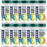 Kit 10X Multivit Completo 22 Vitaminas e Minerais Vegano - 60 Comprimidos - Nutralin