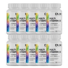 Kit 10X Multivitam�nico Esportivo - 30 C�psulas Softgel - Dux Nutrition