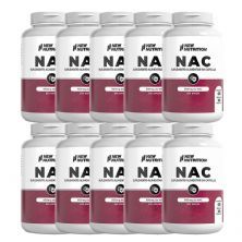 Kit 10X Nac 600mg - 60 C�psulas - NewNutrition