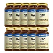 Kit 10X NAC 600mg - 60 C�psulas - VitaminLife
