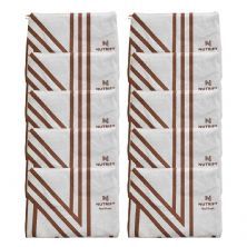 Kit 10X Necessaire Algod�o Marrom - Nutrify
