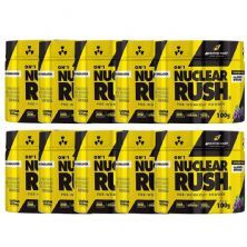 Kit 10X Nuclear Rush Pre Workout Powder - 100g Uva - BodyAction