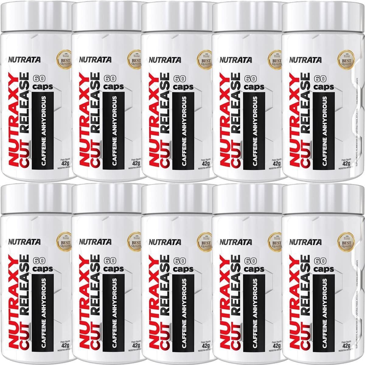 Kit 10X Nutraxy Cut - 60 C�psulas - Nutrata