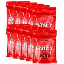 Kit 10X Nutri Whey Protein - 1800g Refil Baunilha - IntegralM�dica