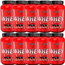 Kit 10X Nutri Whey Protein - 907g Baunilha - IntegralM�dica
