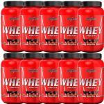Kit 10X Nutri Whey Protein - 907g Baunilha - IntegralM�dica