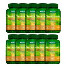Kit 10X �leo de C�rtamo com Vitamina E -  120 C�psulas - Herbamed