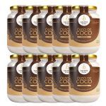 Kit 10X �leo de Coco Extra Virgem de Polpa  - 500ml - Santo �leo