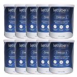 Kit 10X �mega 3 1000mg - 60 C�psulas - LetsBe Nutrition