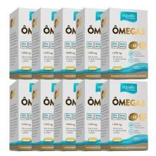 Kit 10X �mega 3 - 120 C�psulas - Equaliv