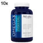 Kit 10X Omega 3 Fish Oil - 120 C�psulas - Atlhetica Nutrition