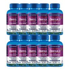 Kit 10X �mega 3 Plus - 120 C�psulas - Catarinense Nutri��o