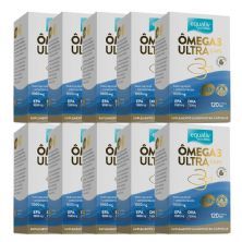 Kit 10X �mega 3 Ultra - 120 C�psulas - Equaliv