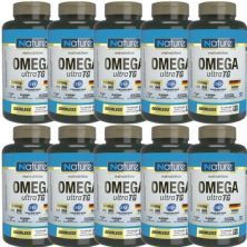 Kit 10X �mega 3 Ultra 1200mg - 120 C�psulas - Nature