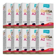 Kit 10X �mega Imunidade AZ - 60 C�psulas Gel - Equaliv