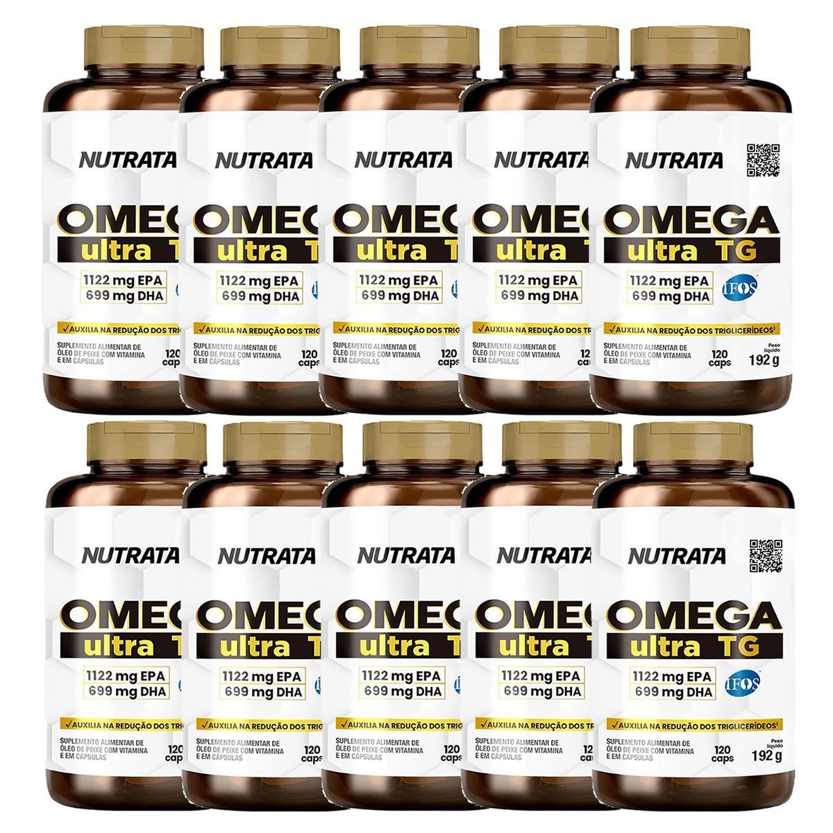 Kit 10X �mega Ultra TG - 120 C�psulas - Nutrata