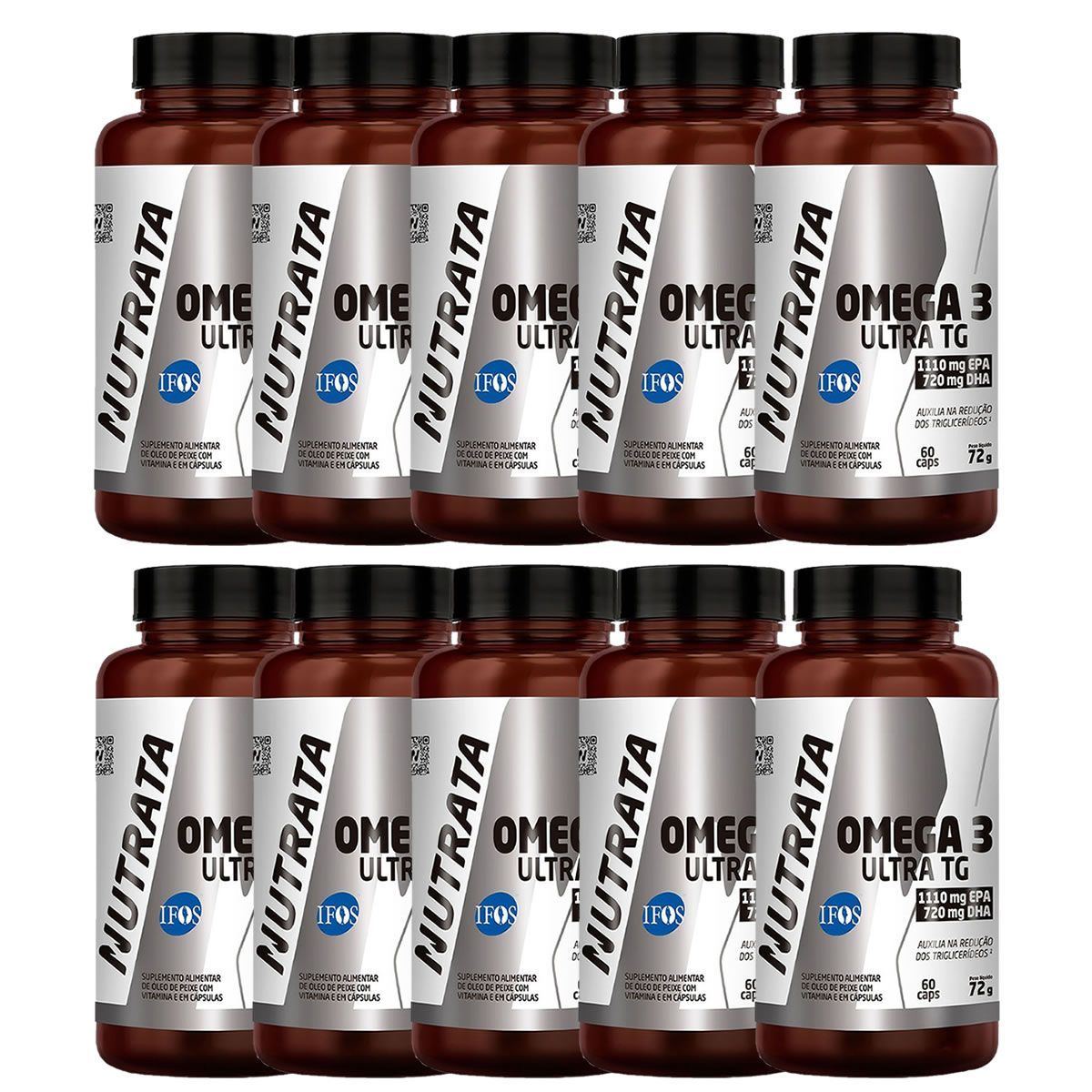 Kit 10X �mega Ultra TG - 60 C�psulas - Nutrata