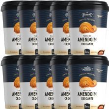 Kit 10X Pasta Amendoim Integral - 1010g Crocante -  Nutr�ssima