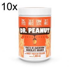 Kit 10X Pasta de Amendoim - 1005g  Chocolate Branco com Whey Isolado - Dr. Peanut