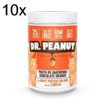 Kit 10X Pasta de Amendoim - 1005g  Chocolate Branco com Whey Isolado - Dr. Peanut