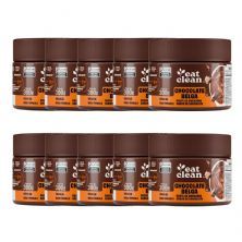 Kit 10X Pasta de Amendoim - 300g Chocolate Belga - Eat Clean