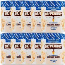 Kit 10X Pasta de Amendoim - 600g Chocolate Branco com Whey - Dr. Peanut