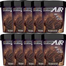Kit 10X Pasta de Amendoim - 600g Sorvete Chocolate ao Leite - VitaPower Air
