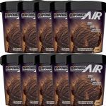 Kit 10X Pasta de Amendoim - 600g Sorvete Chocolate ao Leite - VitaPower Air