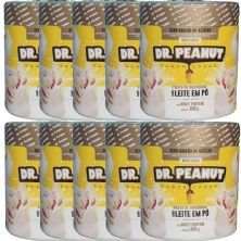 Kit 10X Pasta de Amendoim - 650g Leite em P� com Whey  - Dr. Peanut