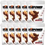Kit 10X Pasta de Amendoim Integral - 1005g Shot Protein - VitaPower